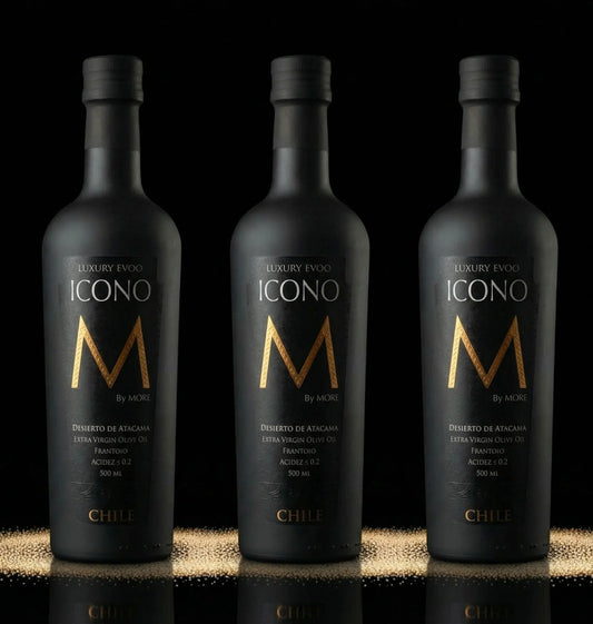 ICONO by MORE — three 500ml bottles of extra virgin olive oil bundle